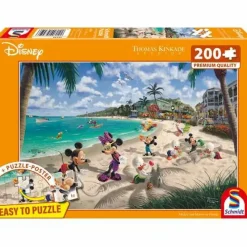 Schmidt Spiele Kinderpuzzle>Kinkade Disney, Mickey & Minnie 200 Teile