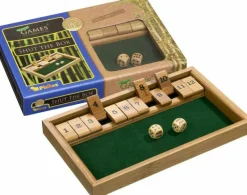 Philos Familien- Und Gesellschaftsspiele>Klappbrett 12er Shut the Box Bambus