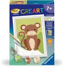 Ravensburger Malen Und Zeichnen>Kleiner Affe - Malen nach Zahlen