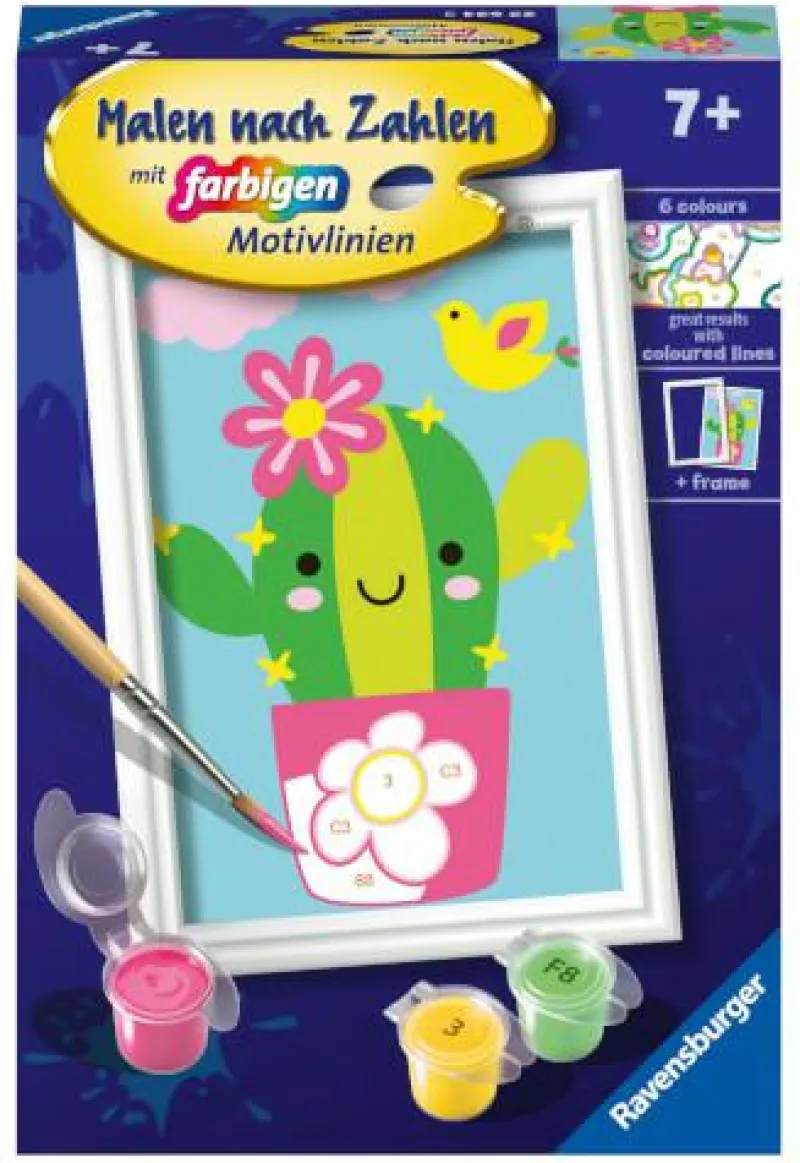 Ravensburger Malen Und Zeichnen>Kleiner Kaktus - Malen nach Zahlen