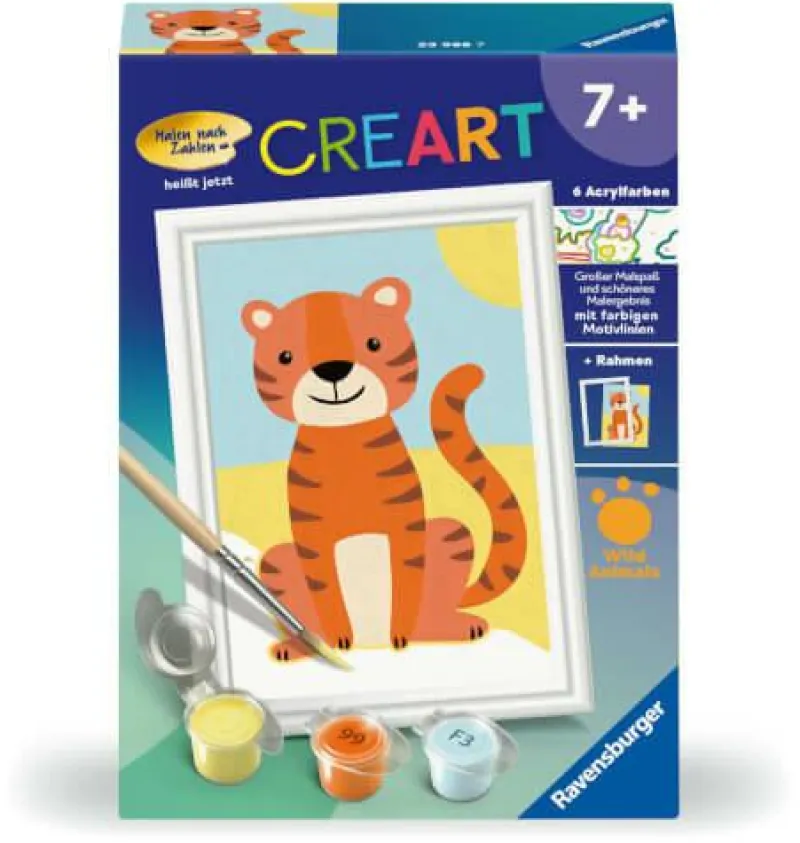 Ravensburger Malen Und Zeichnen>Kleiner Tiger - Malen nach Zahlen