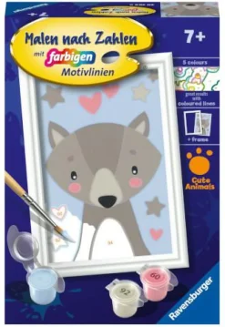 Ravensburger Malen Und Zeichnen>Kleiner Wolf - Malen nach Zahlen