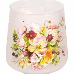 COPPENRATH SPG Kerzen, Leuchter Und Zubehör>Kleines Windlicht Blütenzauber - M. Bastin