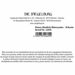 COPPENRATH SPG Kerzen, Leuchter Und Zubehör>Kleines Windlicht Blütenzauber - M. Bastin