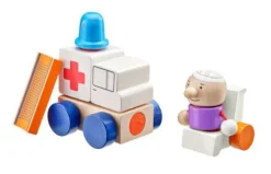 Selecta Bauen>Klett-Krankenwagen 7 Teile