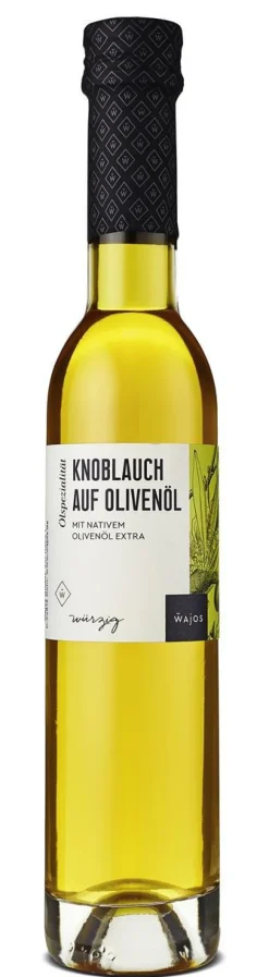 Wajos Gewürze Und Saucen>Knoblauch auf Olivenöl 250ml - Olivenölzubereitung