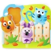 Hape Spielen>Knopfpuzzle Haustiere