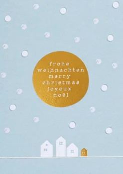 Räder Karten>Künstlerkarte „Frohe Weihnachten Merry Christmas"