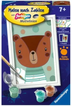 Ravensburger Malen Und Zeichnen>Knuffiger Bär - Malen nach Zahlen