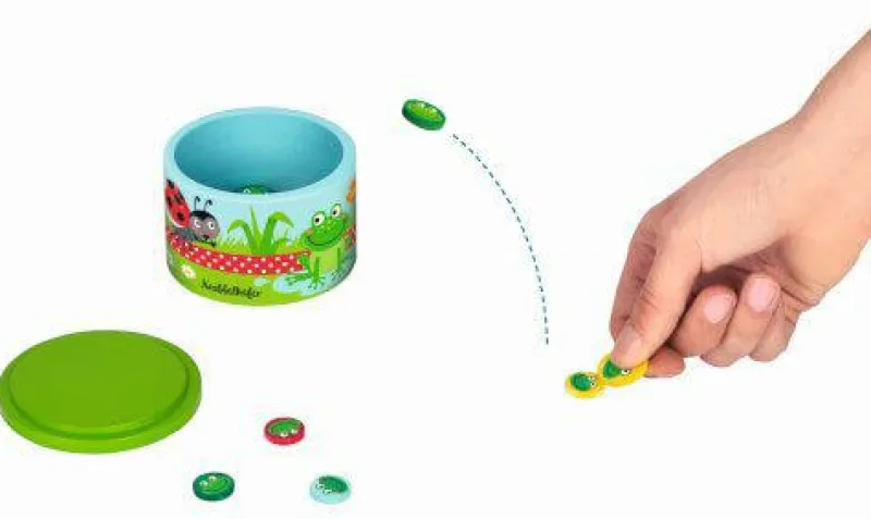 Moses Kinderspiele>Krabbelkäfer Frösche-Flohspiel