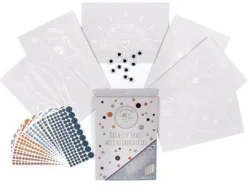 Vedes Basteln>Kreativ Spass mit Klebedotties ''Blau/Grau'', 6 Vo