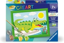 Ravensburger Malen Und Zeichnen>Krokodil an Land - Malen nach Zahlen