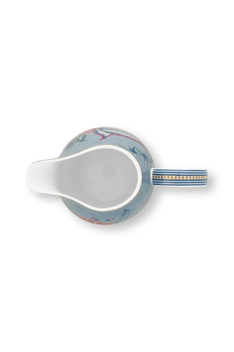 Pip Studio Farbe>Krug groß „Flower Festival", hellblau, 950ml