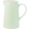 Greengate Dekanter, Karaffen Und Krüge>Krug 1L pale green Alice