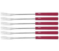 Spring Einkochen Und Fermentieren>Käsefondue-Gabeln Basic rot 6 Stk.