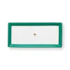 Pip Studio Farbe>Kuchenplatte rechteckig „Love Birds", emerald-grün