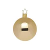 Inge Glas Manufaktur Baumschmuck Und Zubehör>Kugel, brokat glanz, 8cm