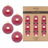 Magic by Inge Baumschmuck Und Zubehör>Kugel, 8cm, Glas, 12Stk./Box, Dazzling Flamingo