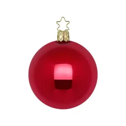 Inge Glas Manufaktur Baumschmuck Und Zubehör>Kugel, dahlie opal, 12cm