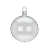 Inge Glas Manufaktur Baumschmuck Und Zubehör>Kugel, glasklar, 10cm