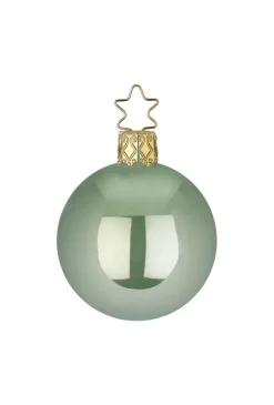 Inge Glas Manufaktur Baumschmuck Und Zubehör>Kugel, salbei opal, 8cm