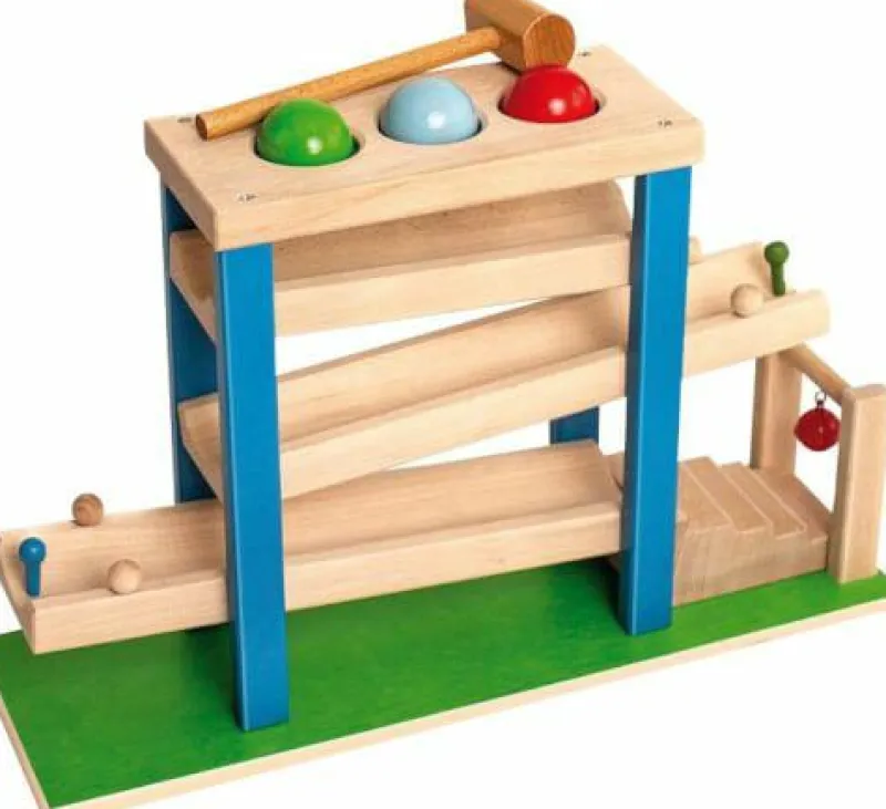 SpielMaus Spielen>Kugelklopfbank mit Glockentor