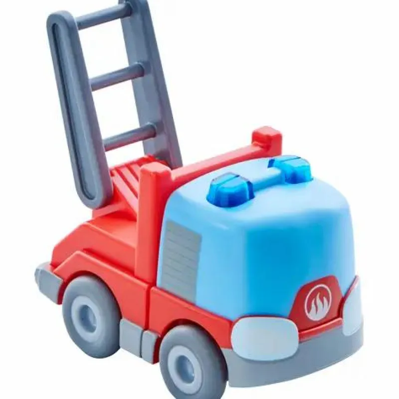 Haba Bauen>Kullerbü - Fahrzeug: Feuerwehr-Leiterwagen