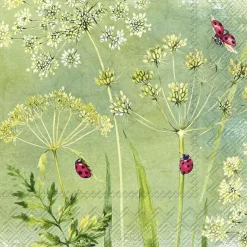 IHR Servietten|Servietten Und Serviettenringe>LADYBIRDS Lunch-Servietten L 957000