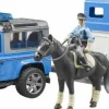 Bruder Fahrzeuge Und Fluggeräte>Land Rover Defender Polizeifahrzeug