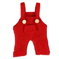 Det Gamle Apotek Dekoration>Latzhose für Wichtel, H7cm B4,5cm