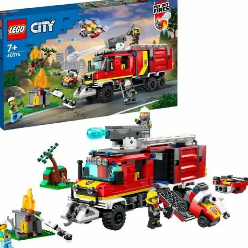 LEGO® Klemm- Und Magnetbaukästen>City Einsatzleitwagen der Feuerwehr 60374