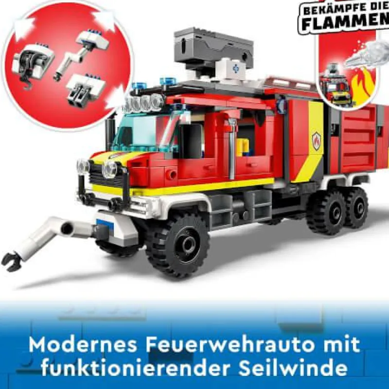 LEGO® Klemm- Und Magnetbaukästen>City Einsatzleitwagen der Feuerwehr 60374
