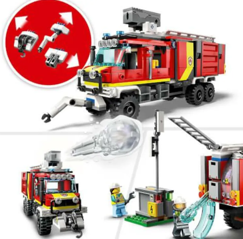 LEGO® Klemm- Und Magnetbaukästen>City Einsatzleitwagen der Feuerwehr 60374