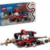 LEGO® Klemm- Und Magnetbaukästen>City F1® Boxenstopp mit Boxencrew und Ferrar