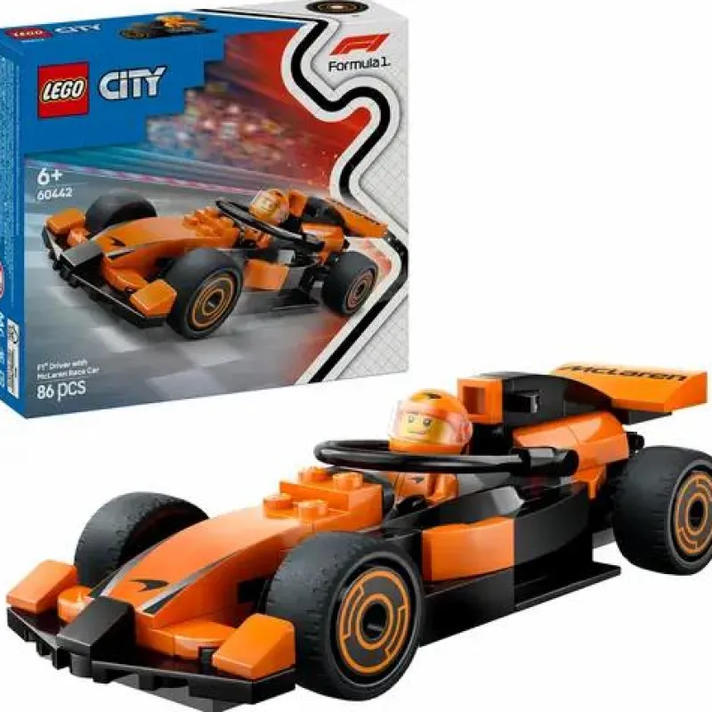 LEGO® Klemm- Und Magnetbaukästen>City F1® Rennfahrer mit McLaren Rennauto 604