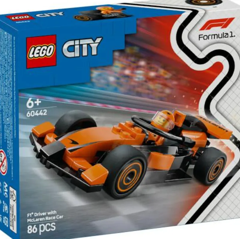 LEGO® Klemm- Und Magnetbaukästen>City F1® Rennfahrer mit McLaren Rennauto 604