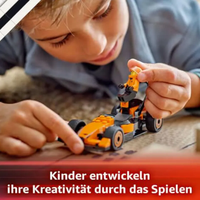 LEGO® Klemm- Und Magnetbaukästen>City F1® Rennfahrer mit McLaren Rennauto 604
