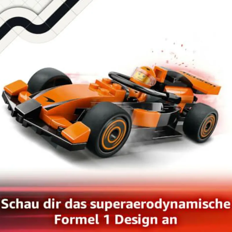 LEGO® Klemm- Und Magnetbaukästen>City F1® Rennfahrer mit McLaren Rennauto 604