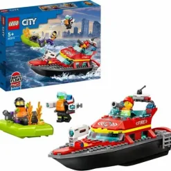 LEGO® Klemm- Und Magnetbaukästen>City Feuerwehrboot 60373
