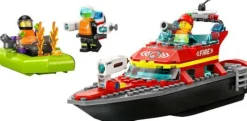 LEGO® Klemm- Und Magnetbaukästen>City Feuerwehrboot 60373