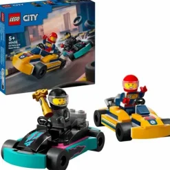 LEGO® Klemm- Und Magnetbaukästen>City Go-Karts mit Rennfahrern 60400