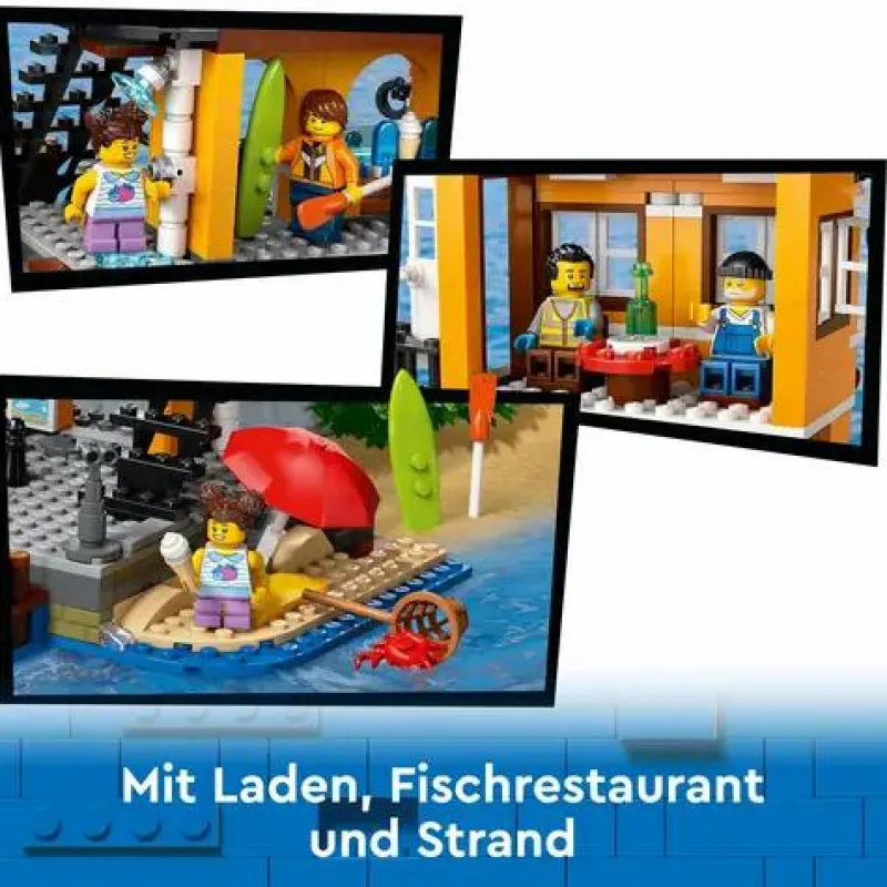 LEGO® Klemm- Und Magnetbaukästen>City Hafen mit Frachtschiff 60422