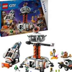 LEGO® Klemm- Und Magnetbaukästen>City Raumbasis mit Startrampe 60434