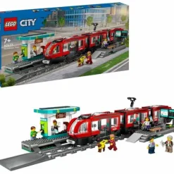 LEGO® Klemm- Und Magnetbaukästen>City Straßenbahn mit Haltestelle 60423