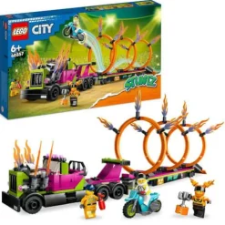 LEGO® Klemm- Und Magnetbaukästen>City Stuntrruck & Feuerreifen-Challenge 6035