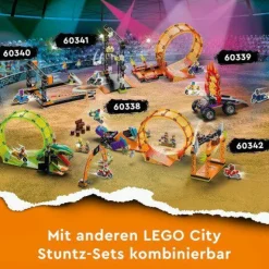 LEGO® Klemm- Und Magnetbaukästen>City Umstoß-Stuntchallenge 60341