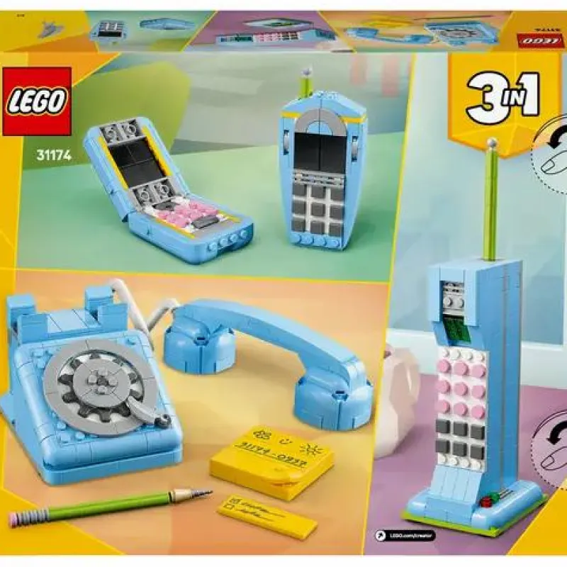 LEGO® Klemm- Und Magnetbaukästen>Creator Retro-Telefon 31174