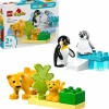 LEGO® Bauen>DUPLO® Wildtier-Familien: Pinguine und Löwen