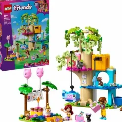 LEGO® Klemm- Und Magnetbaukästen>Friends Katzengeburtstagsparty & Baumhaus 42