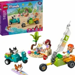 LEGO® Klemm- Und Magnetbaukästen>Friends Strandabenteuer mit Hunden 42641